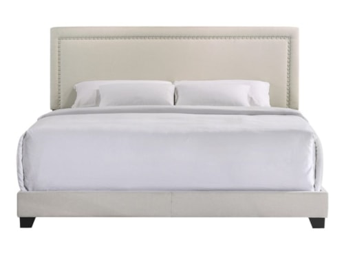 Contemporary Zion Queen Upholstered Bed