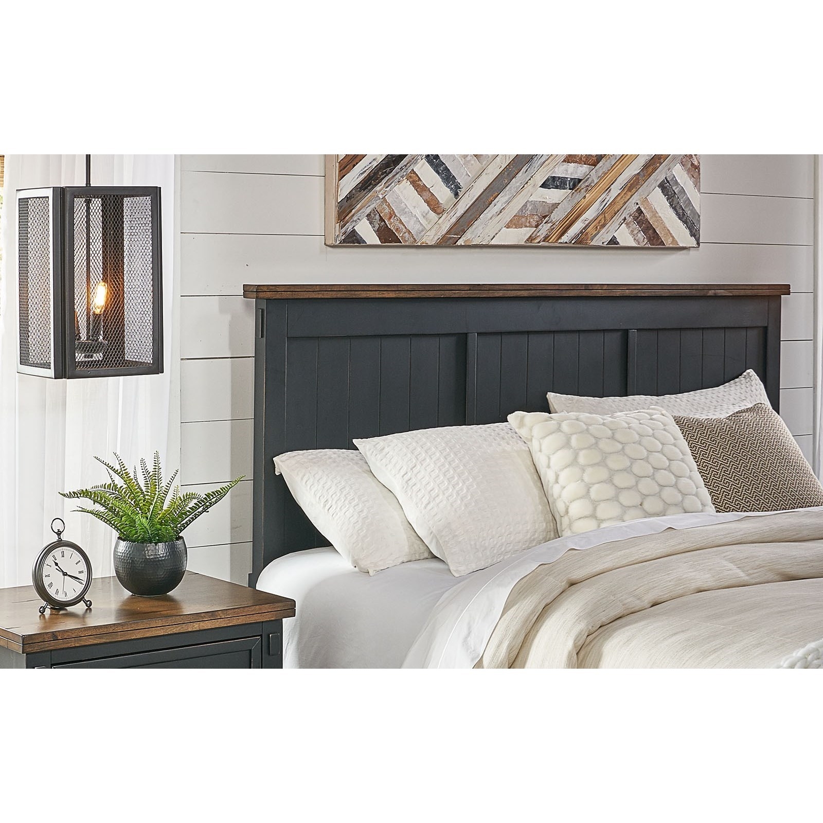 A-America Stormy Ridge Two-Tone Queen Storage Bed