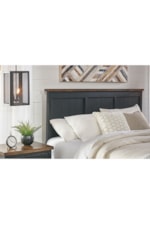 A-America Stormy Ridge Farmhouse Two-Tone Queen Storage Bed