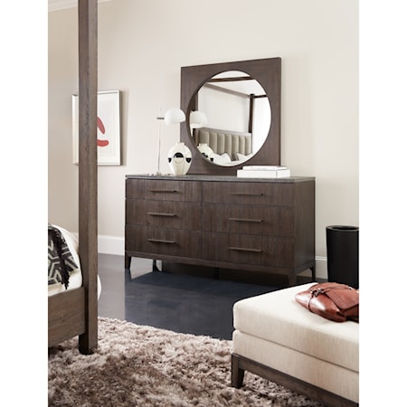 Dresser &amp; Mirror Set