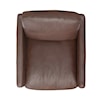 Liberty Furniture Weston Leather Swivel Accent Chair - Timber