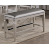 CM Klina Upholstered Counter-Height Dining Bench