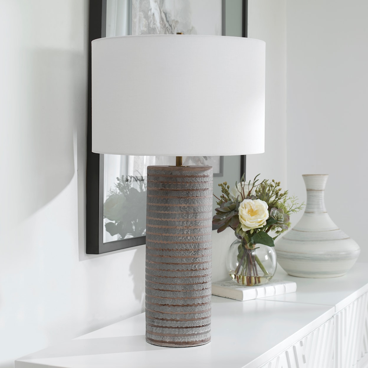 Uttermost Monolith Monolith Gray Table Lamp