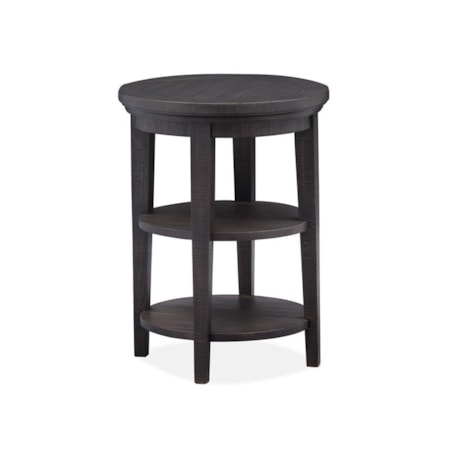 Round Accent End Table