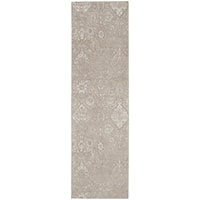 2'3" x 7'6" Lt Grey Runner Rug