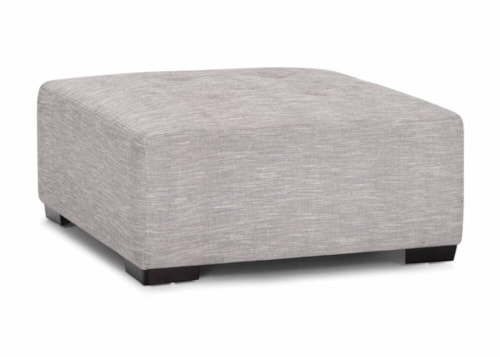 Contemporary Square Cocktail Ottoman w/ Button Tufting