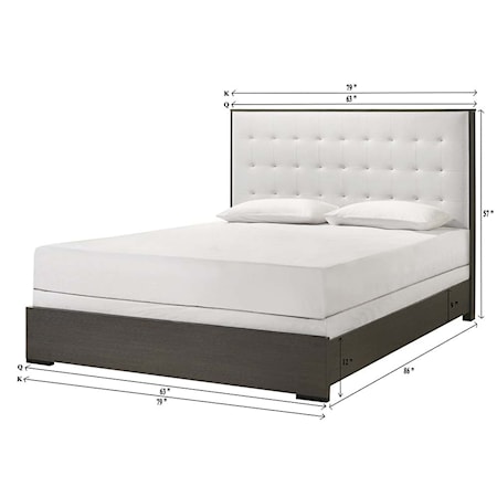 Queen Upholstered Bed