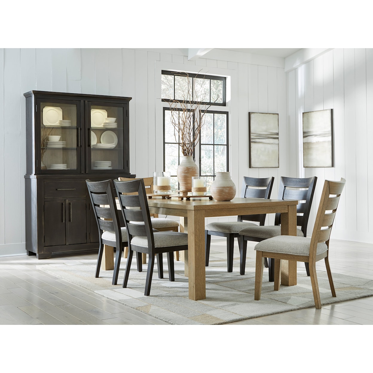 Signature Design Galliden 7-Piece Dining Set