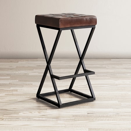 Leather Stool