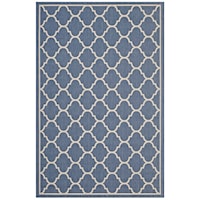 Moroccan Quatrefoil Trellis 8x10 Indoor and Outdoor Area Rug