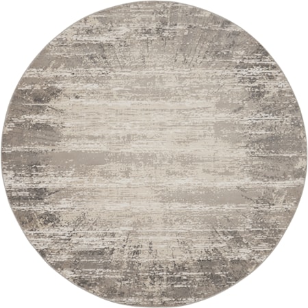 7'10" Round  Rug