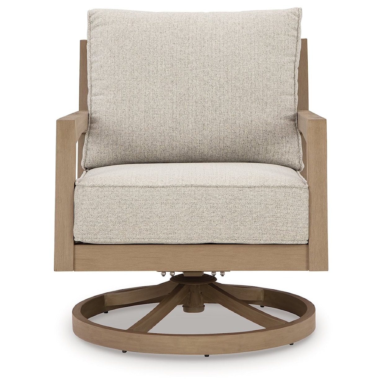 Ashley Furniture Signature Design Hallow Creek Outdoor Swivel Lounge w/ Cushion