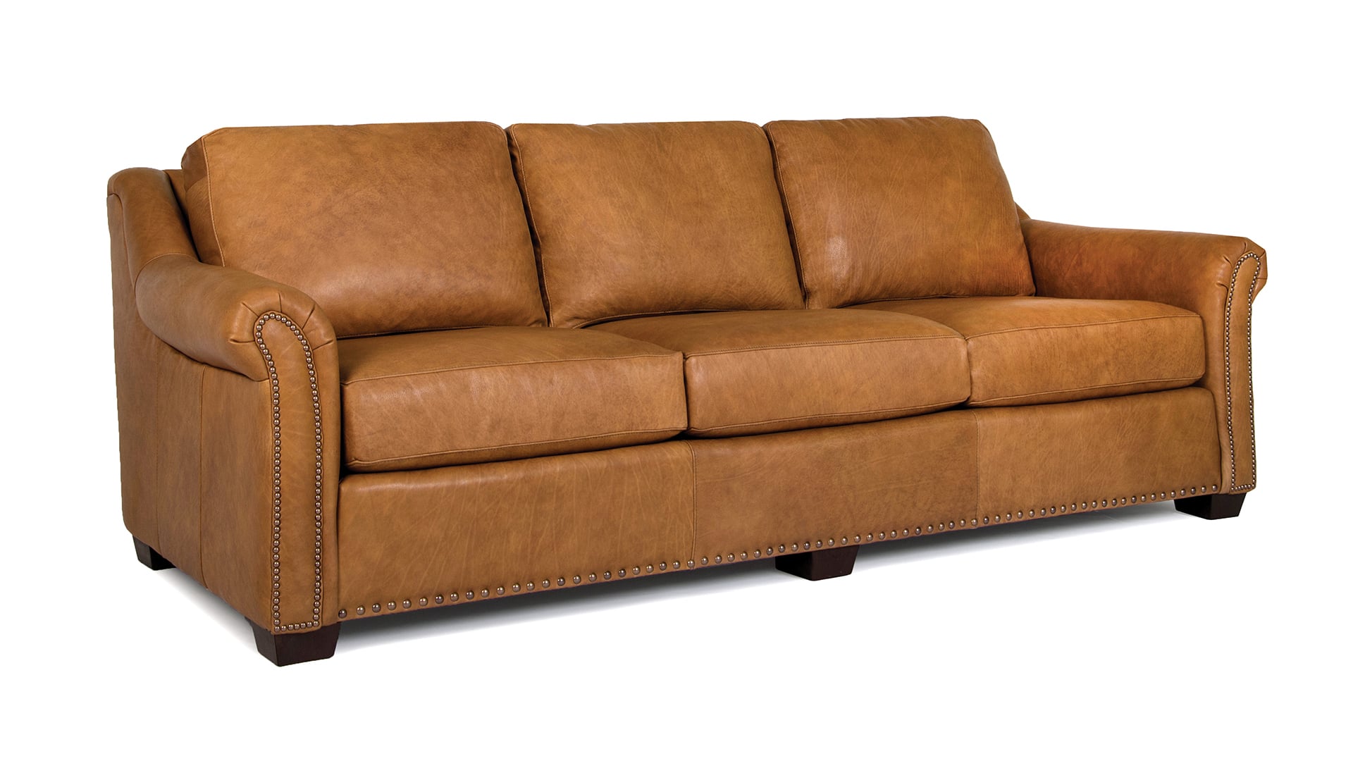 Smith brothers outlet leather couch