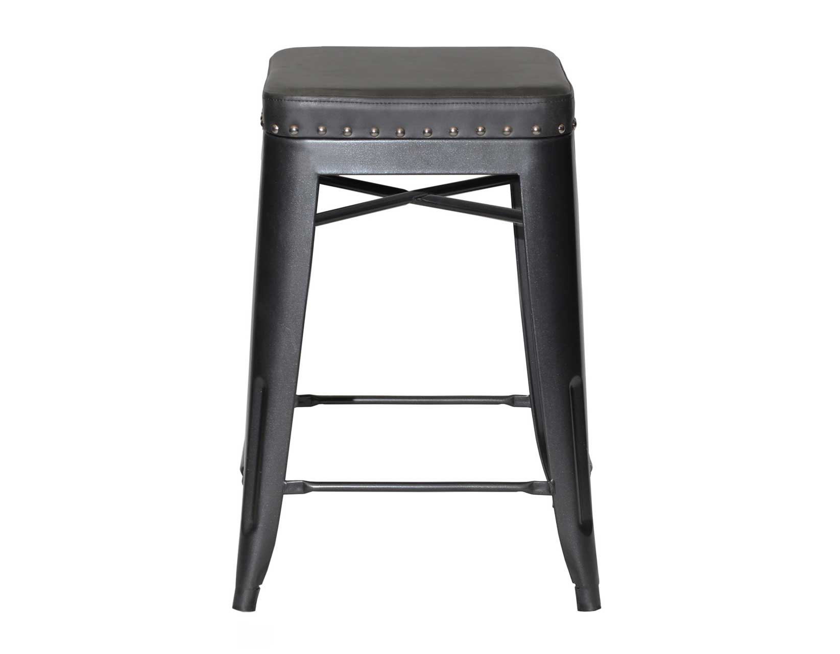 Steve Silver Hank HNK600CS Industrial Backless Counter Stool with