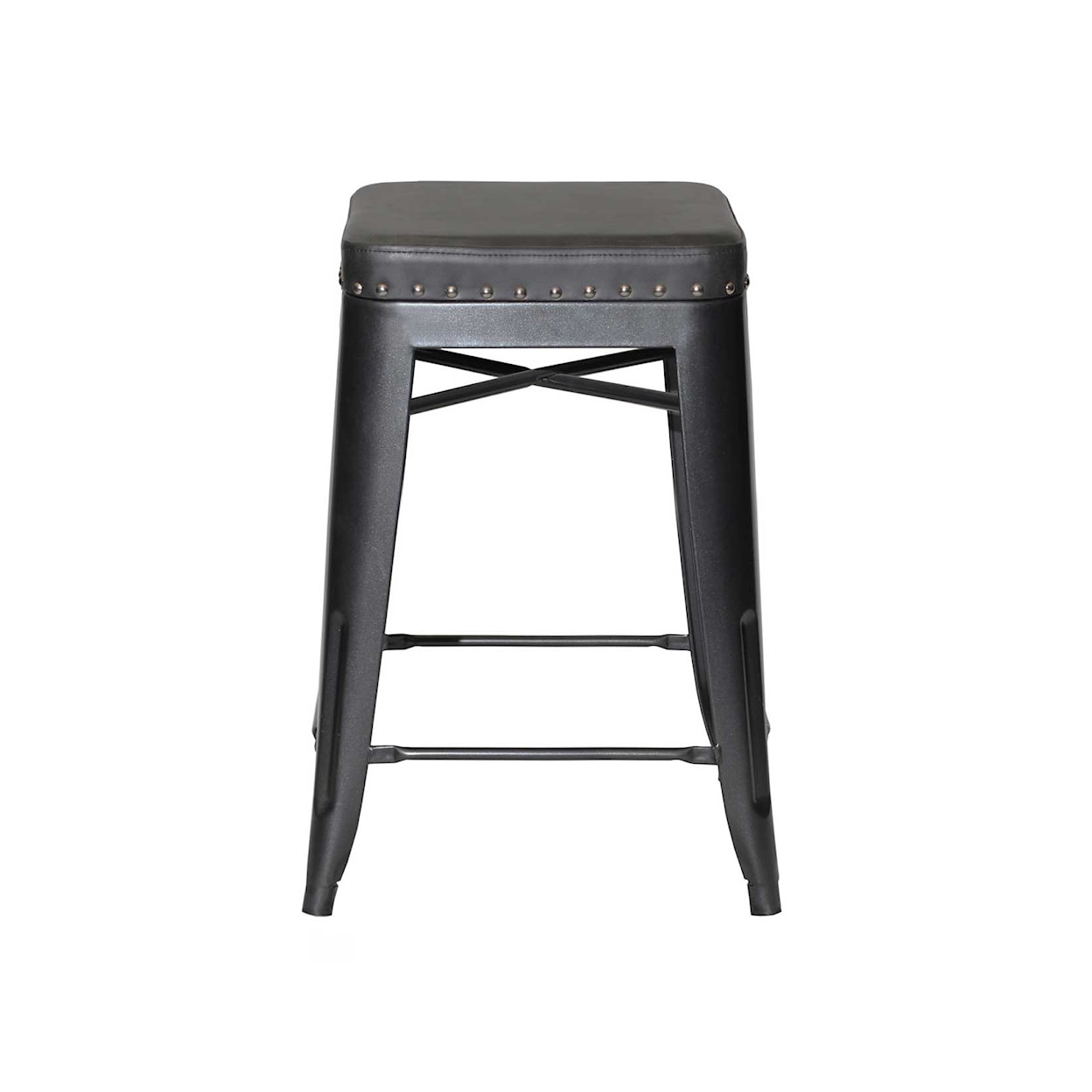 Steve Silver Hank HANK GREY PUB STOOL |