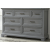 John Thomas Summit 7-Drawer Dresser in Heather Gray