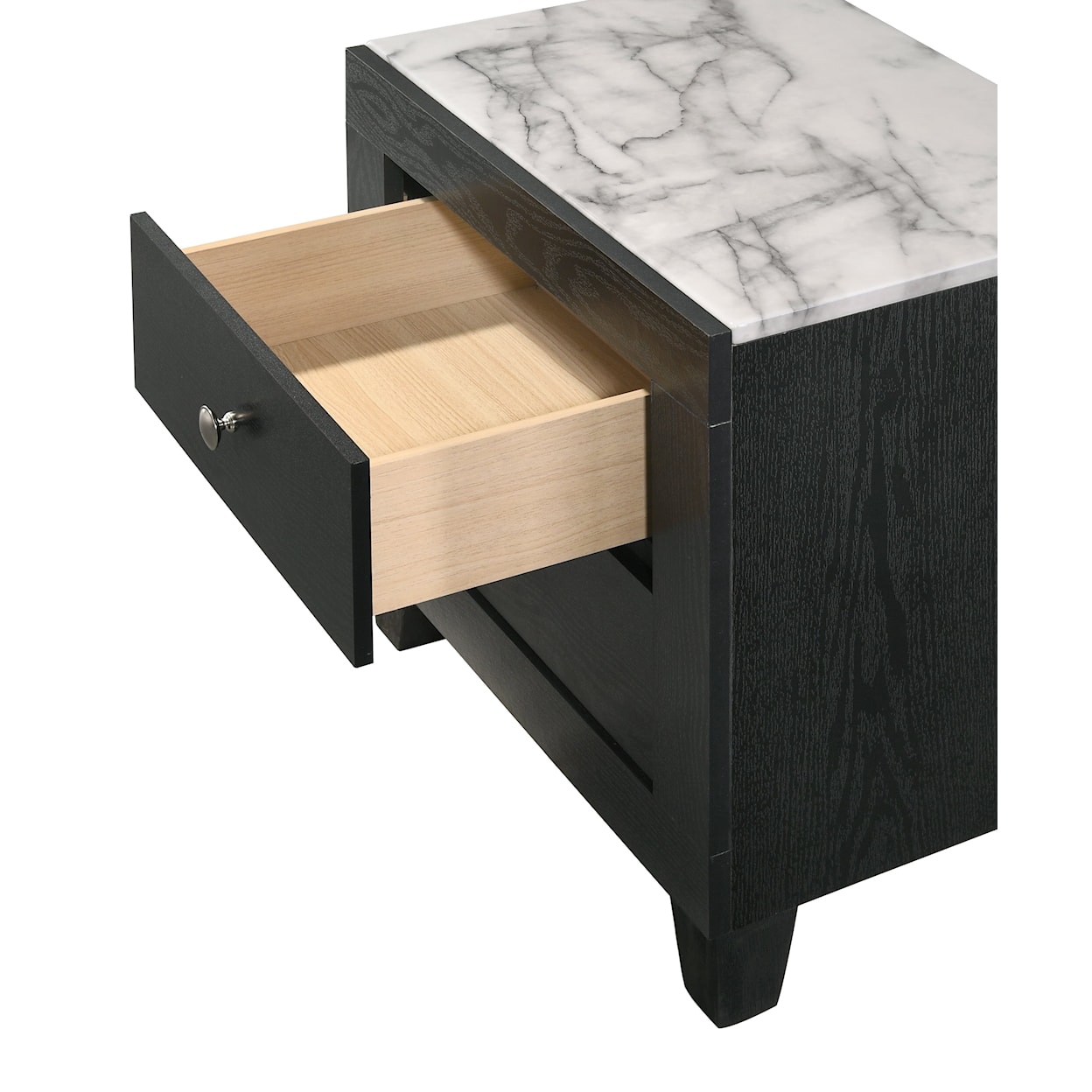 Crown Mark Kaden KADEN BLACK NIGHTSTAND |