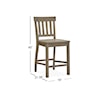 Magnussen Home Tinley Park Dining Counter Chair