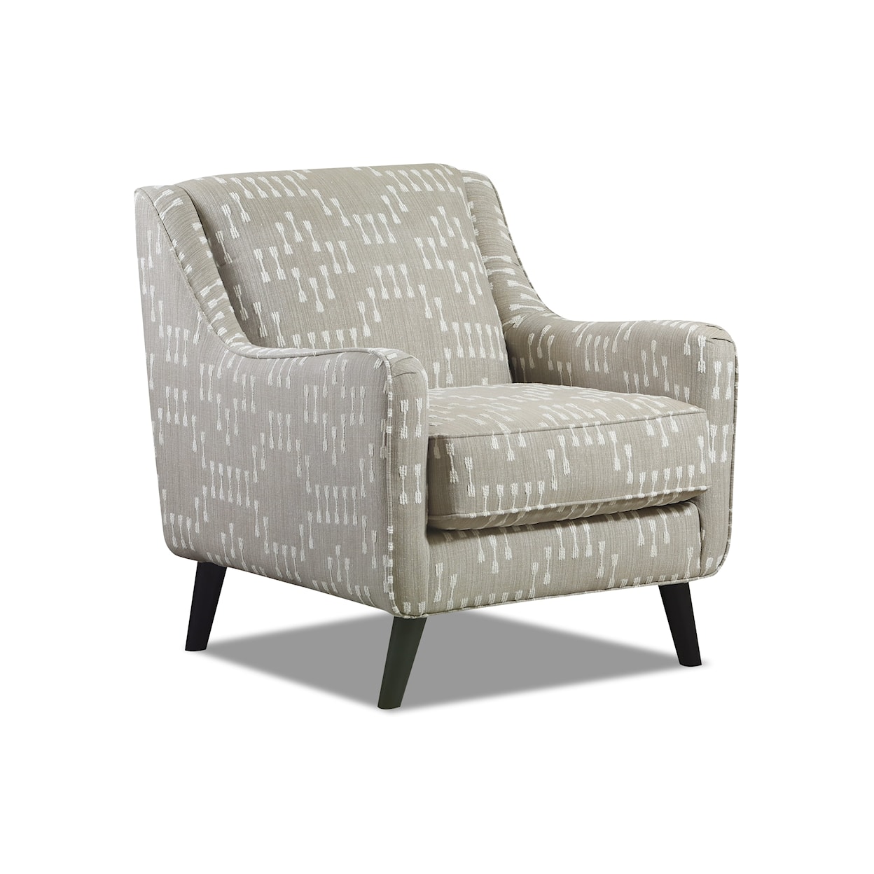 Fusion Furniture 7000 CHARLOTTE PARCHMENT Accent Chair