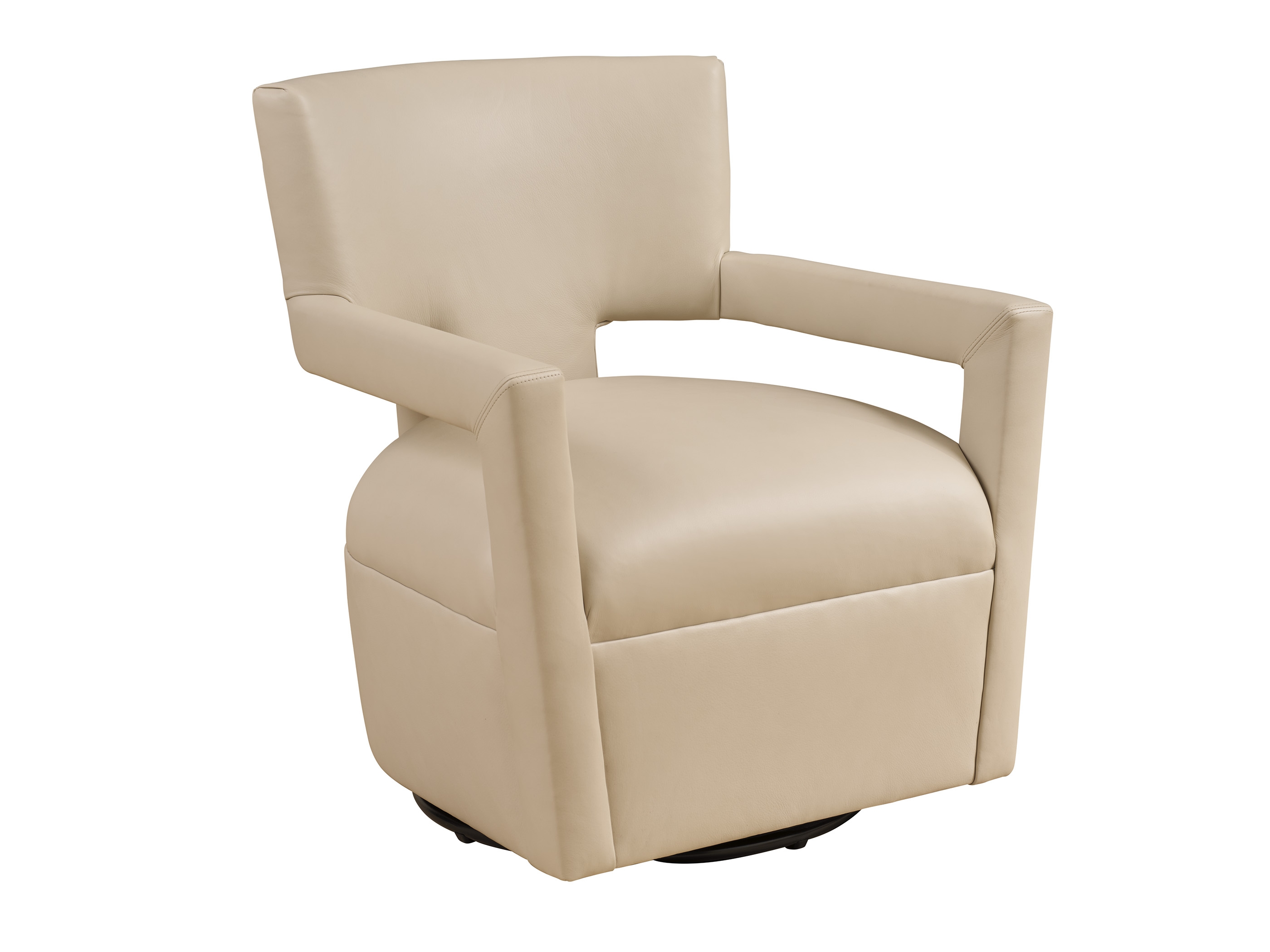 Woodside  Leather Swivel Chair