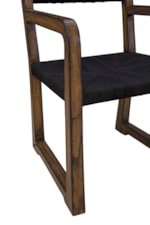 Furniture Classics  Rustic Dining Chair with Rope Seat