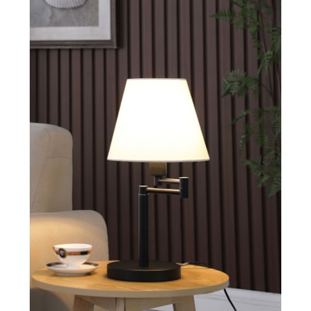 20-inch Empire Shade Swing Arm Table Lamp