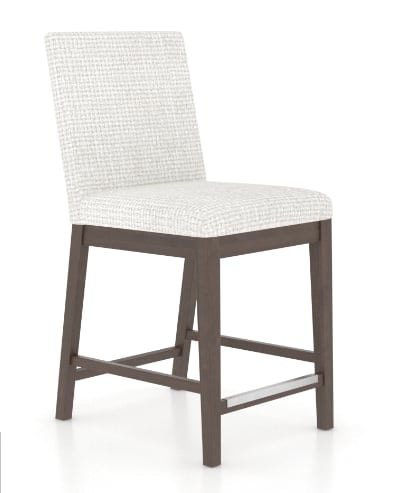 Traditional Customizable Upholstered Fixed Stool