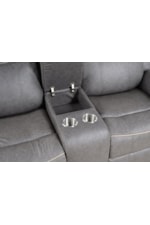 Furniture of America Maryville MARYVILLE GREY DOUBLE RECLING. | SOFA & LOVESEAT *