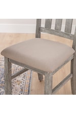 Powell Turino Rustic Upholstered Dining Bench