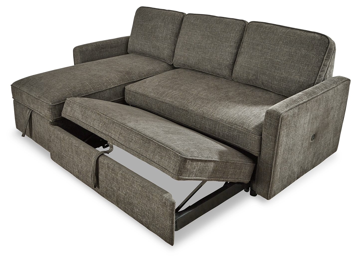 2-Piece Sectional With Pop Up Bed