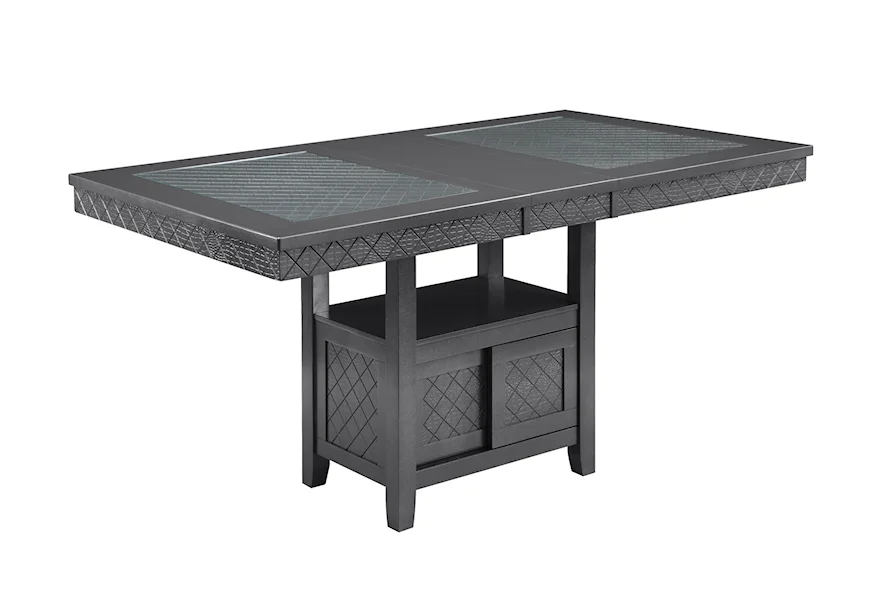 Bankston Counter Height Dining Table by Crown Mark at Z & R Furniture