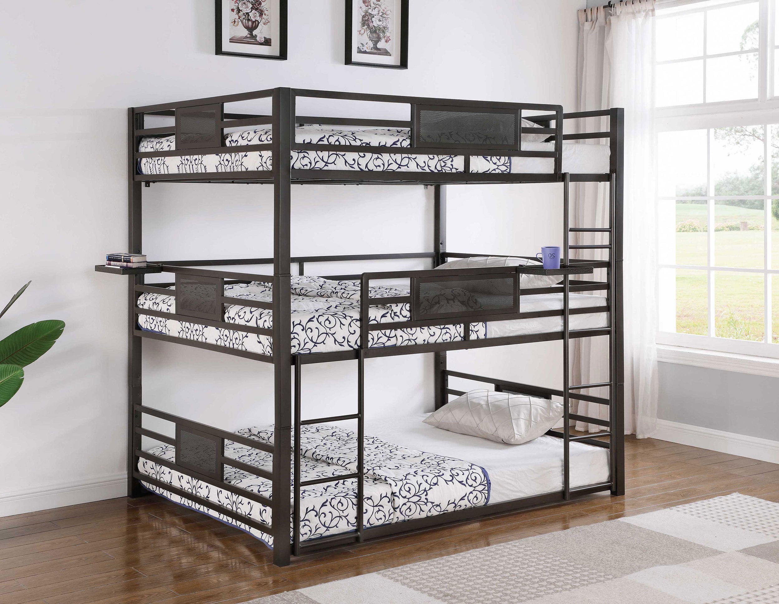 Rogen Full Triple Bunk Bed