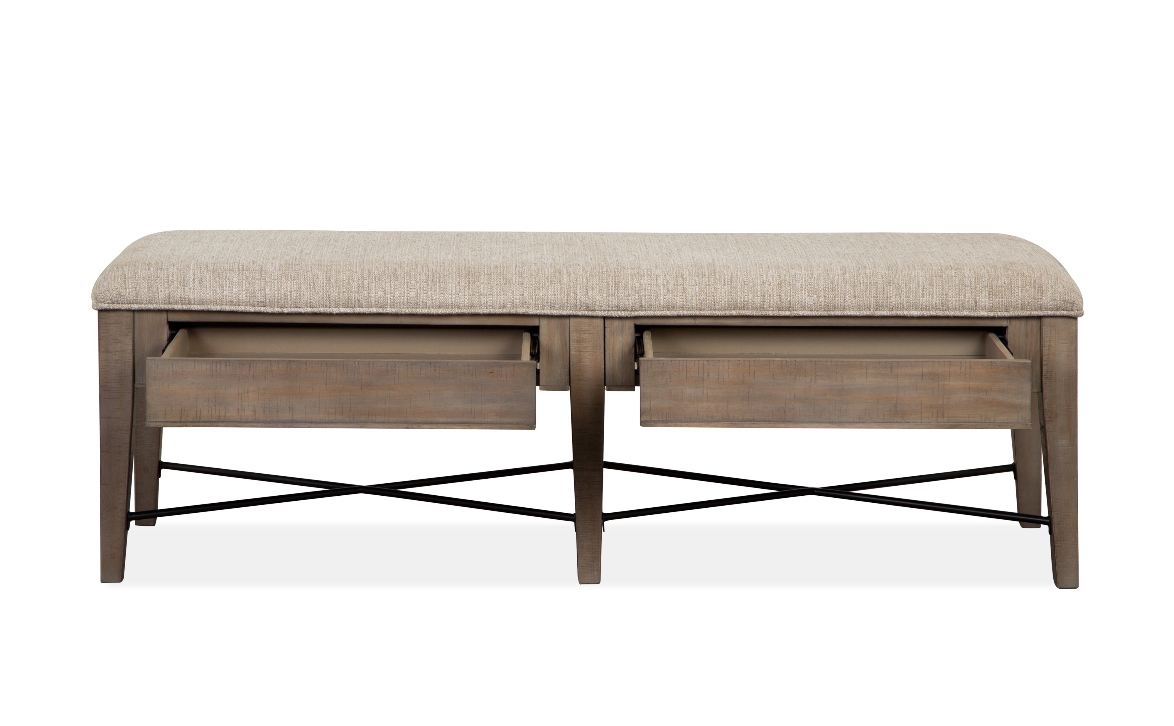 Sharon Paxton Place Bench with Upholstered Seat