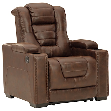 Power Recliner with Adjustable Headrest