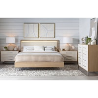 Contemporary 5-Piece Upholstered California King Bedroom Set