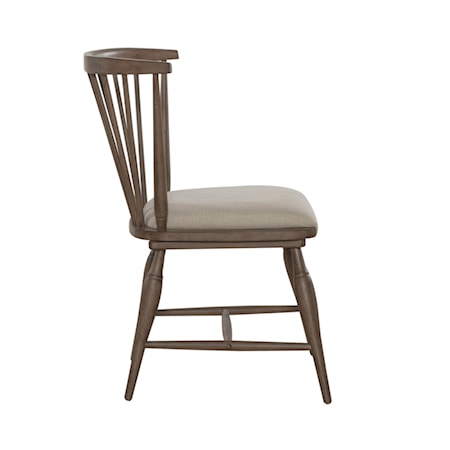 Upholstered Windsor Chair