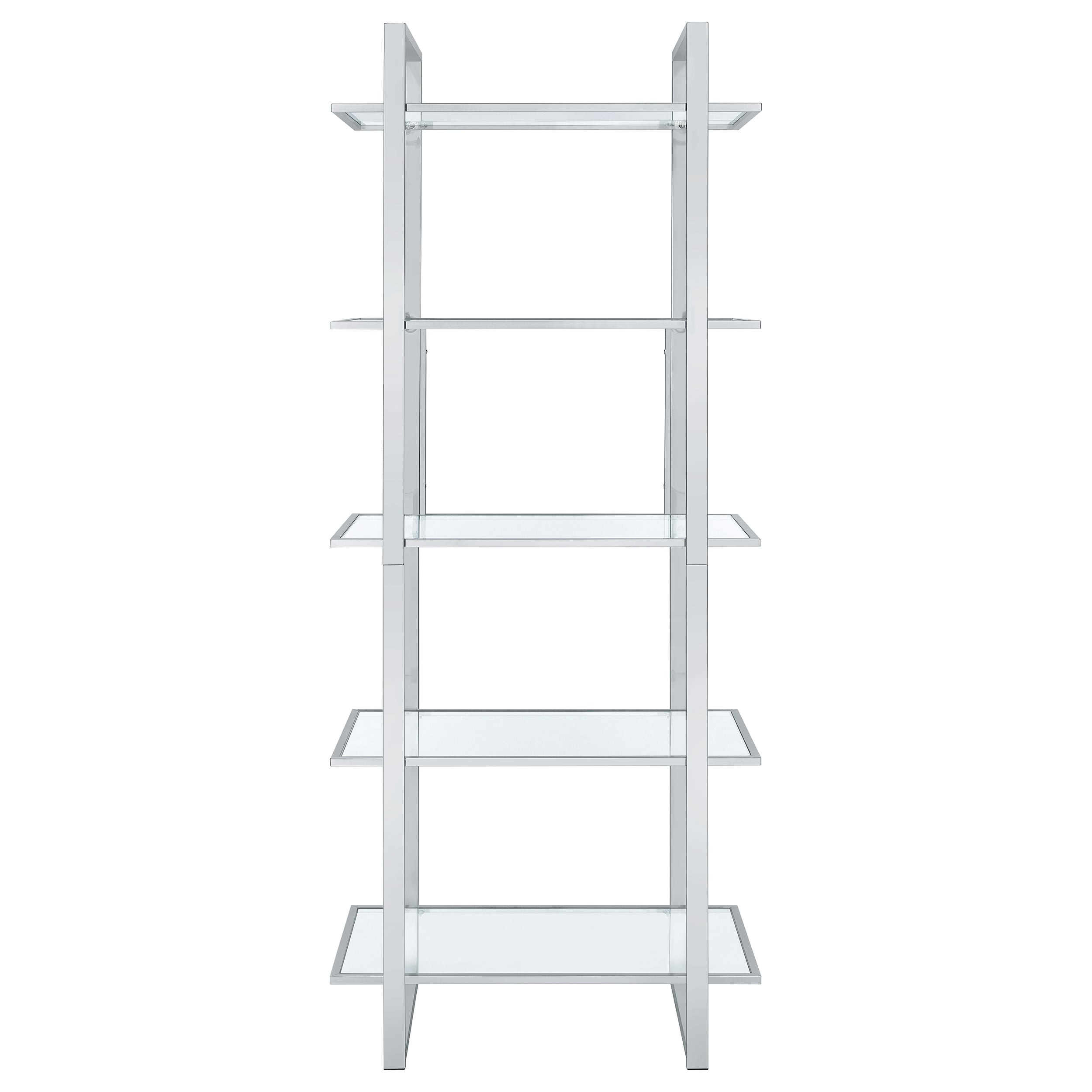 Hartford 79-inch Glass Bookshelf