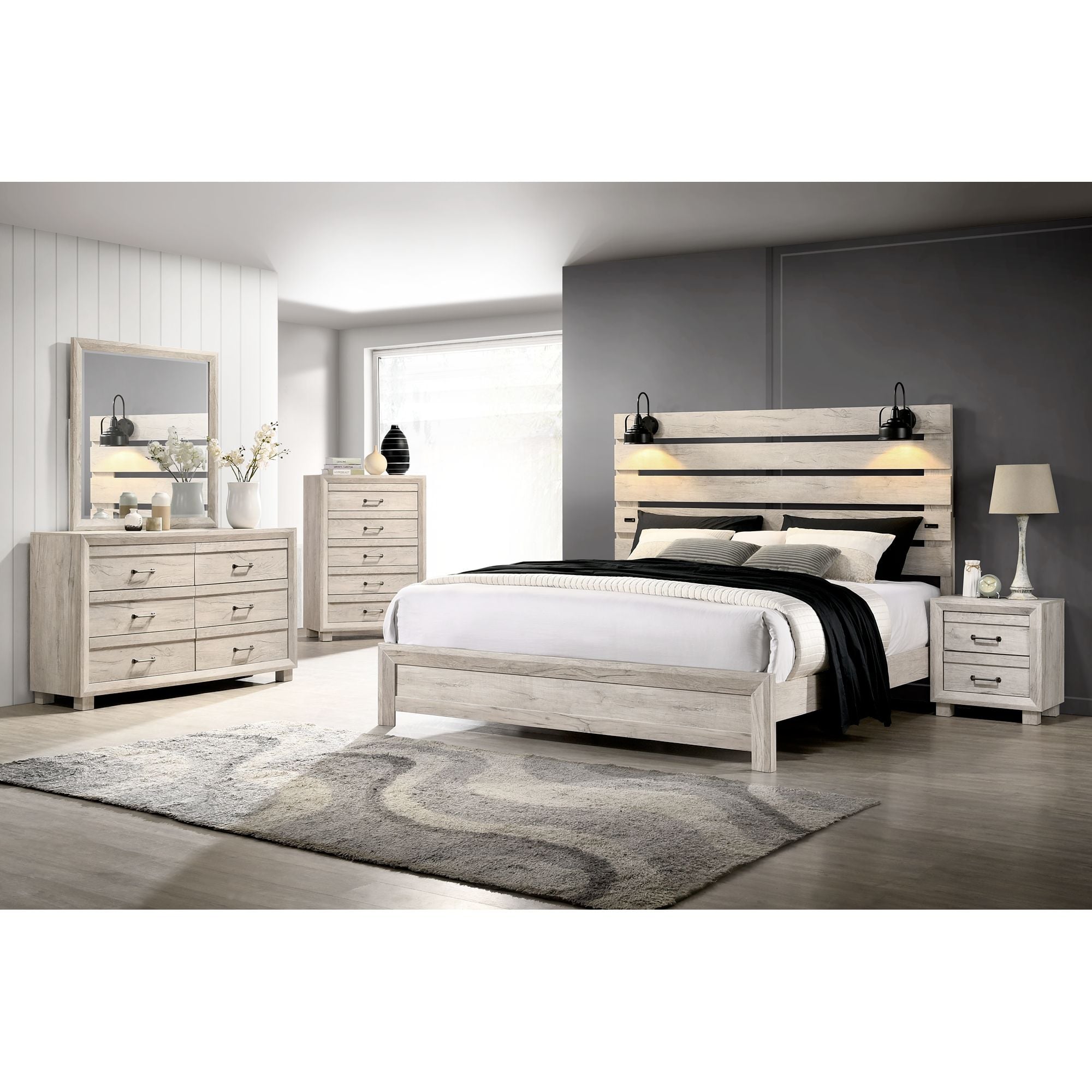 Elements International Fort Worth 6-Drawer Dresser