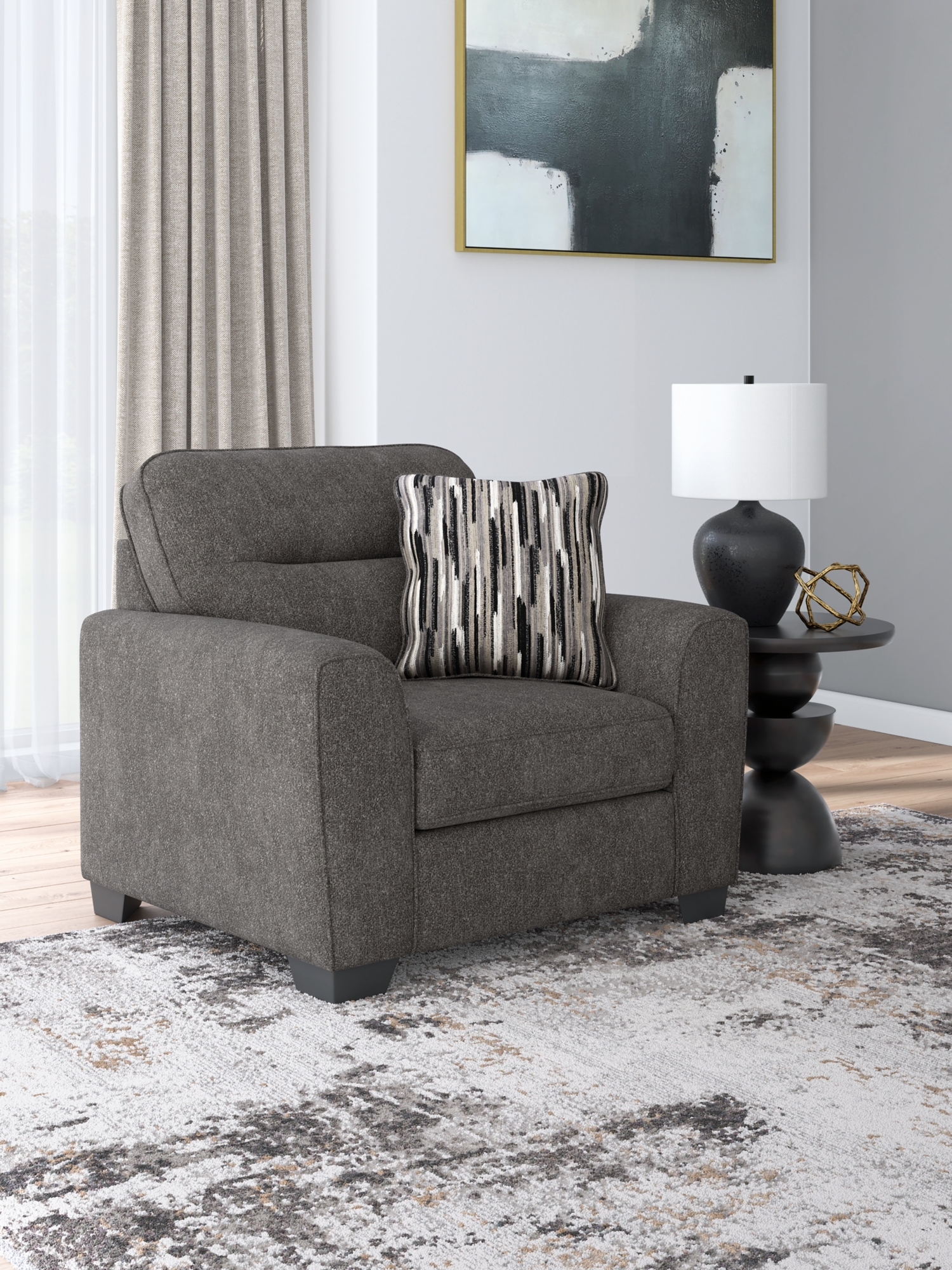 Ashley Olten Oversized Chair And Accent Ottoman