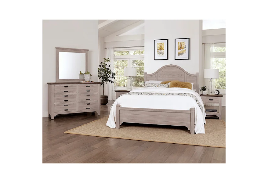 Bungalow King Bedroom Group by Laurel Mercantile Co. at VanDrie Home Furnishings