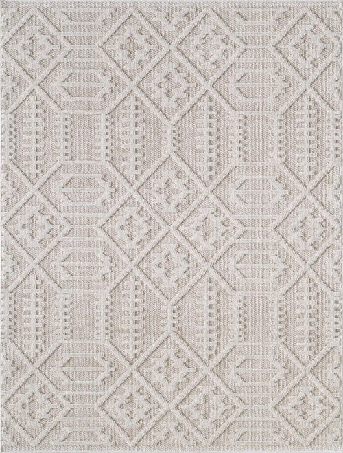 Terra 6772 Taupe Antonia Machine Woven Performance Area Rug