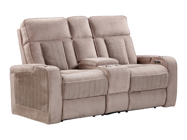 Power Reclining Sofa and Loveseat Set