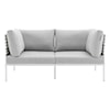 Modway Harmony Outdoor Aluminum Loveseat