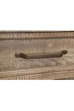 International Furniture Direct Stone Farmhouse 6-Drawer Dresser