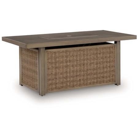 Rectangular Fire Pit Table