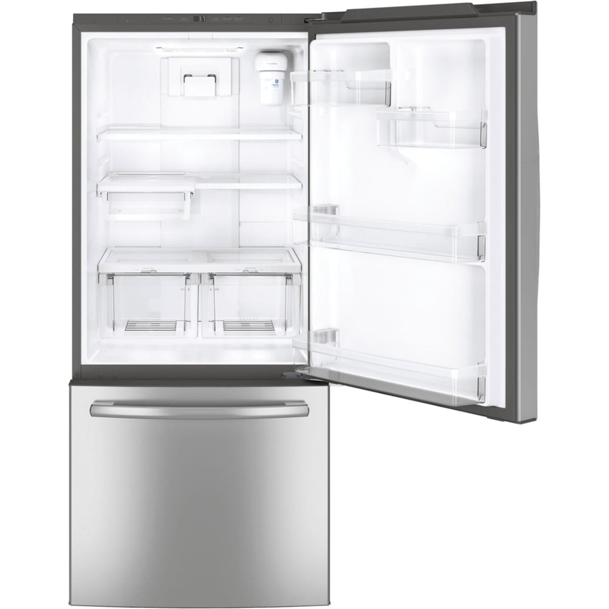 GE Appliances Refridgerators Bottom Freezer Freestanding Refrigerator