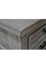 Cottage Creek Furniture Dallas Rustic 3-Drawer Nightstand