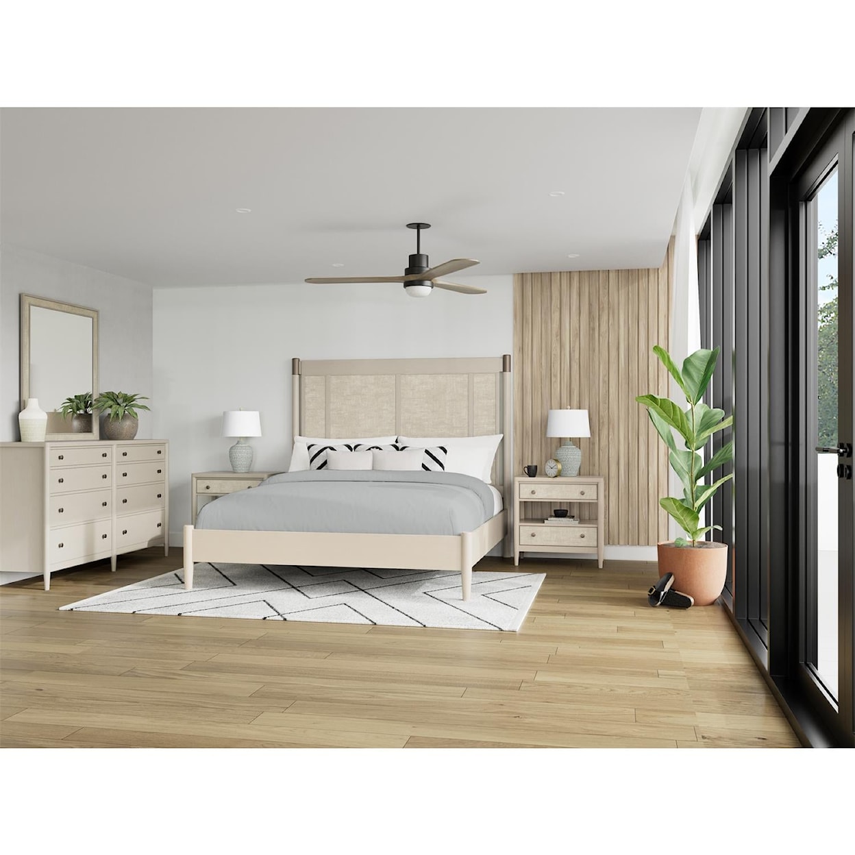 Riverside Furniture Laguna King Panel Bed