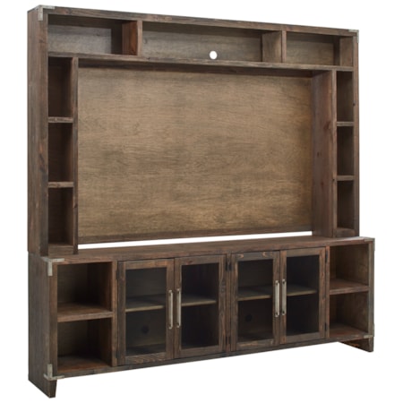 Entertainment Console and Hutch