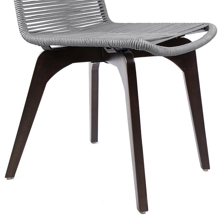 Armen Living Island Outdoor Patio Dining Chair - Set of 2